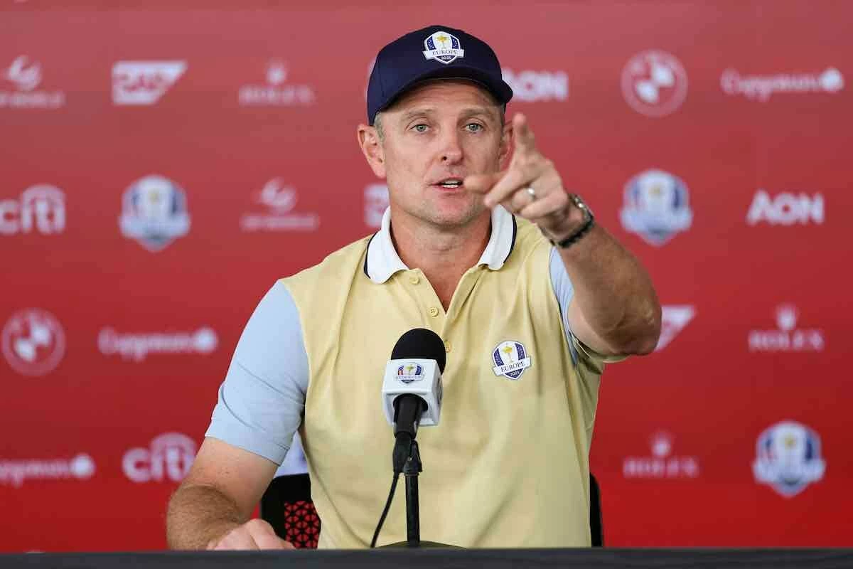 Justin Rose, durante la rueda de prensa de este miércoles en Bethpage. (Photo by Scott Taetsch/PGA of America) Justin Rose, durante la rueda de prensa de este miércoles en Bethpage.