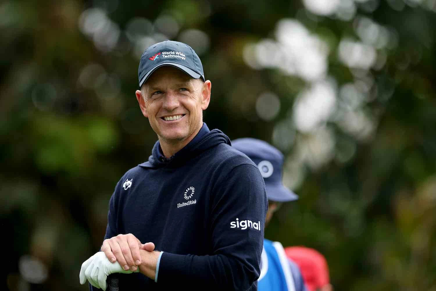 Luke Donald, en Irlanda. Luke Donald, en Irlanda.