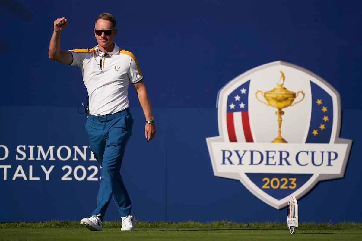 Luke Donald, durante la Ryder Cup de 2023. (© Golffile | Mateo Villalba) Luke Donald, durante la Ryder Cup de 2023.