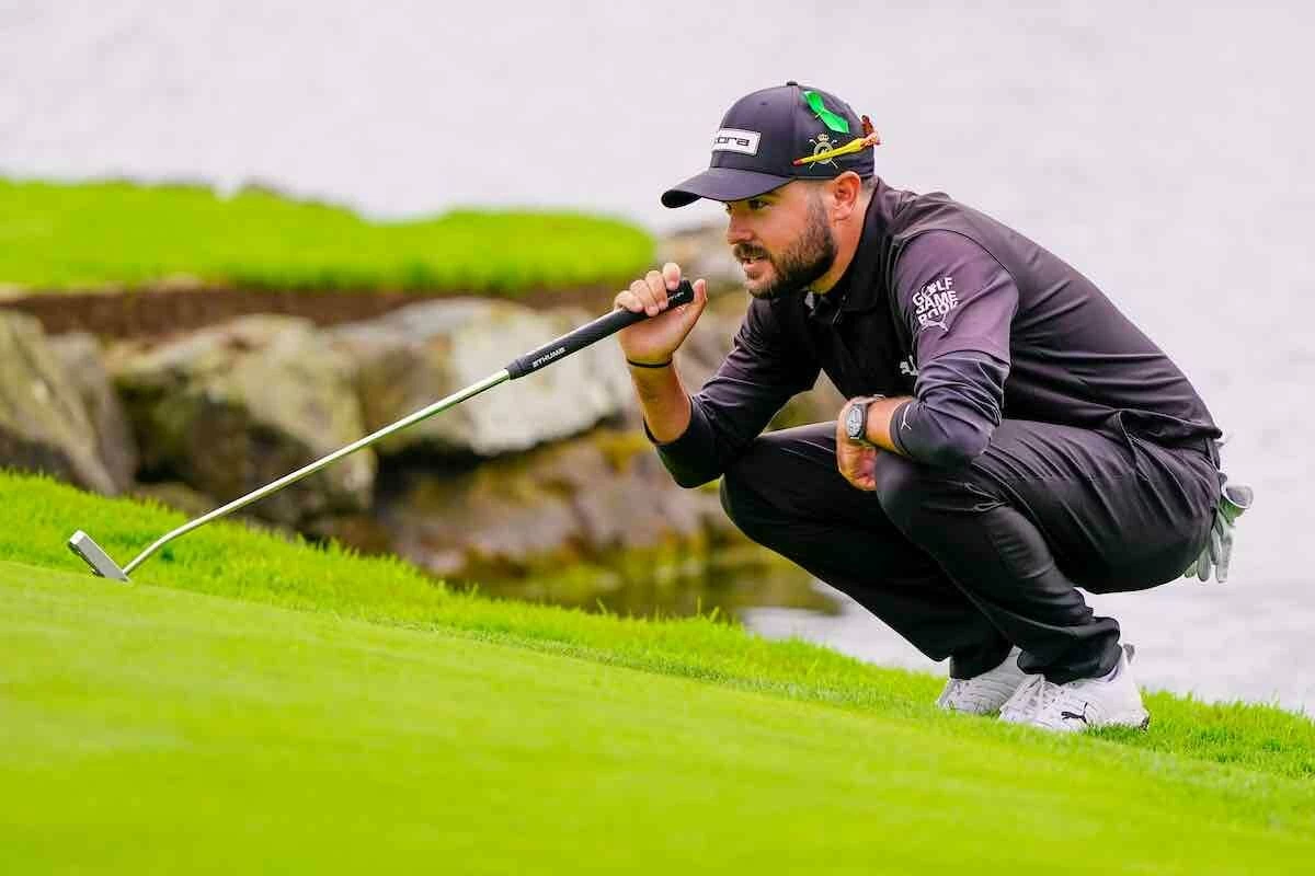 Ángel Hidalgo, en la última ronda del Amgen Irish Open. (© Golffile | Fran Caffrey) Ángel Hidalgo, en la última ronda del Amgen Irish Open. (© Golffile | Fran Caffrey)