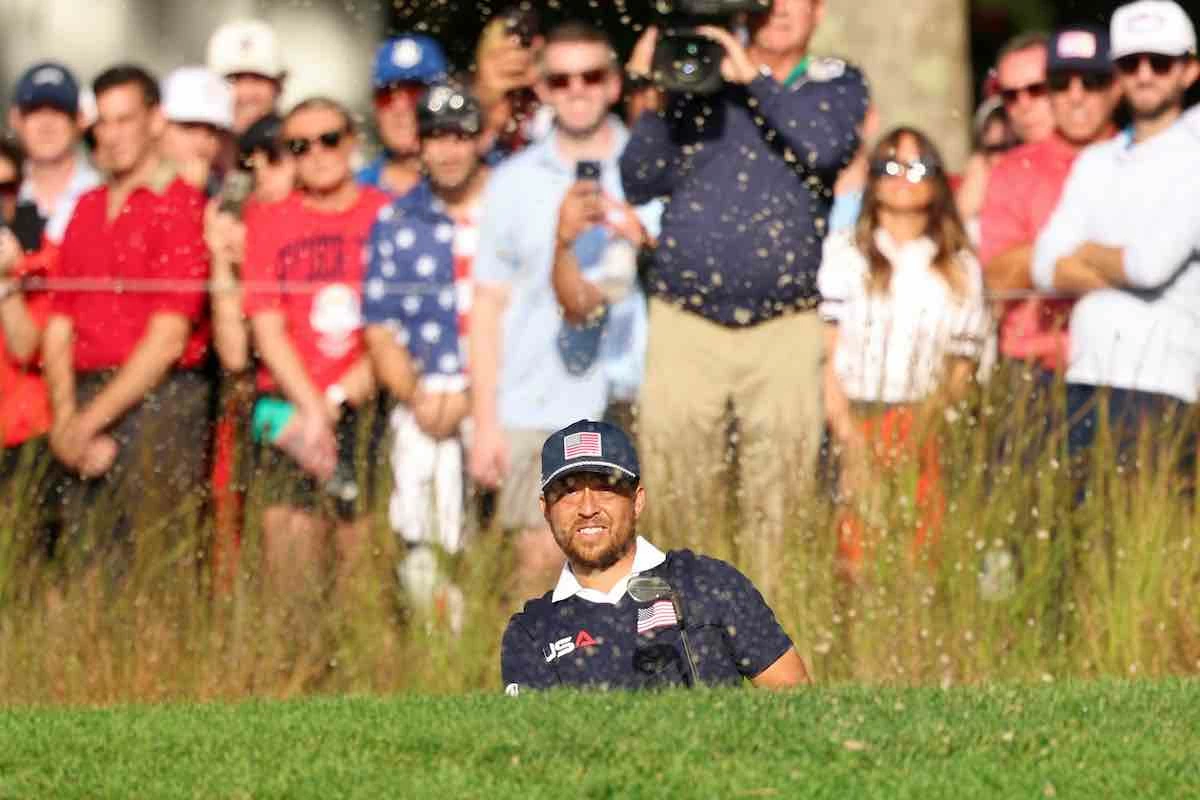Ryder Cup 2025 - Saturday Morning Foursomes Xander Schauffele. (Photo by Scott Taetsch/PGA of America)
