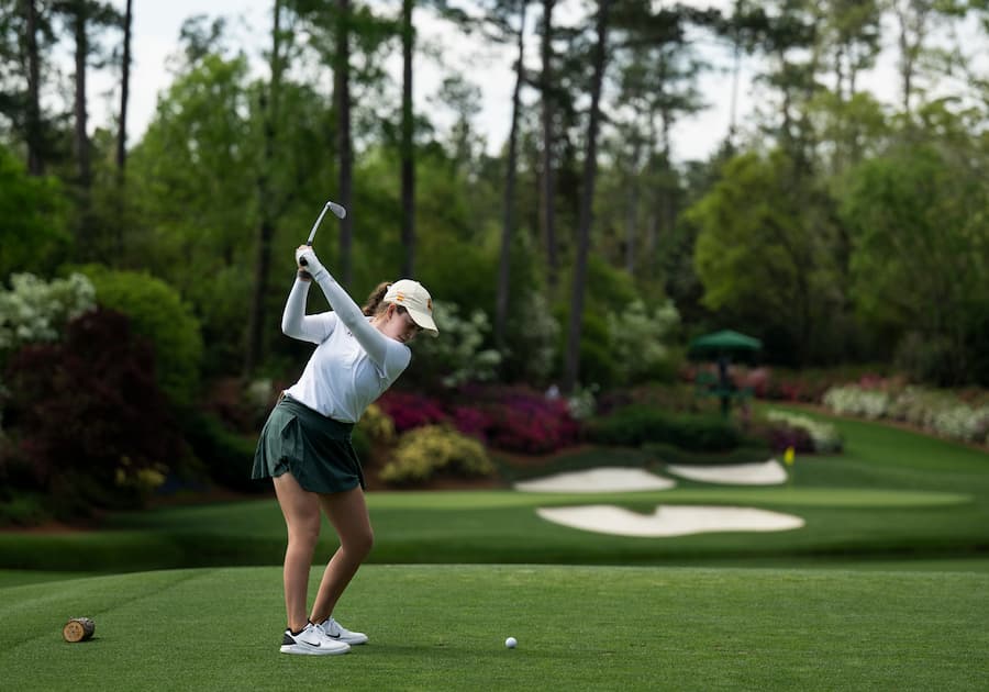 Paula Martín, en el ANWA de 2025 © Augusta National Women's Amateur