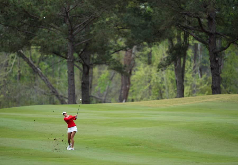 Rocío Tejedo, en las rondas de prácticas © Augusta National Womens Amateur