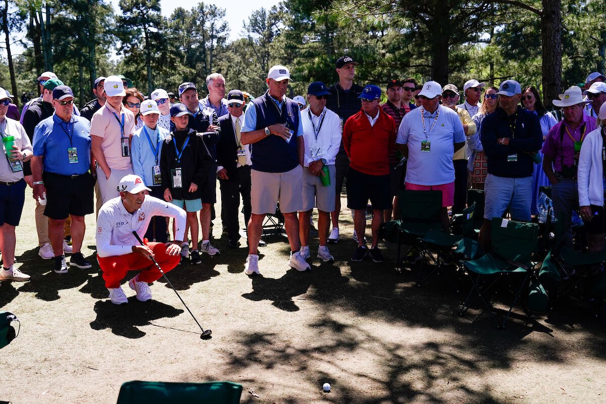 Sergio García en el Augusta National en 2024. © Golffile | Fran Caffrey