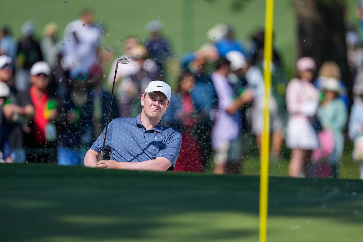 Robert MacIntyre en el Masters de Augusta 2025. © Golffile | Fran Caffrey
