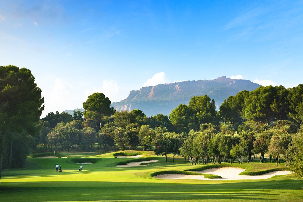 Vista del hoyo 17 del Real Club de Golf El Prat. © Real Club de Golf El Prat