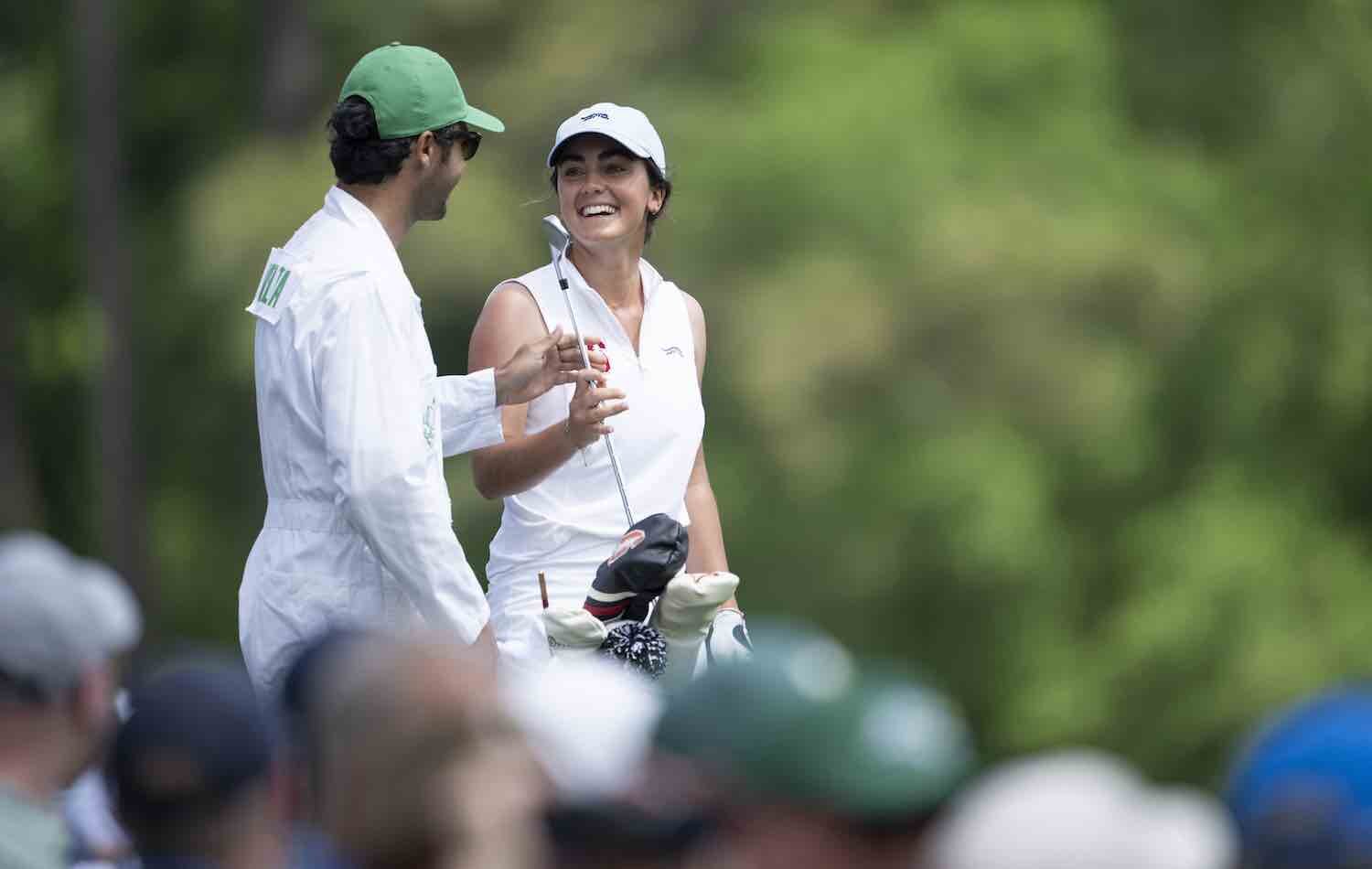 Andrea Revuelta, este sábado en Augusta.