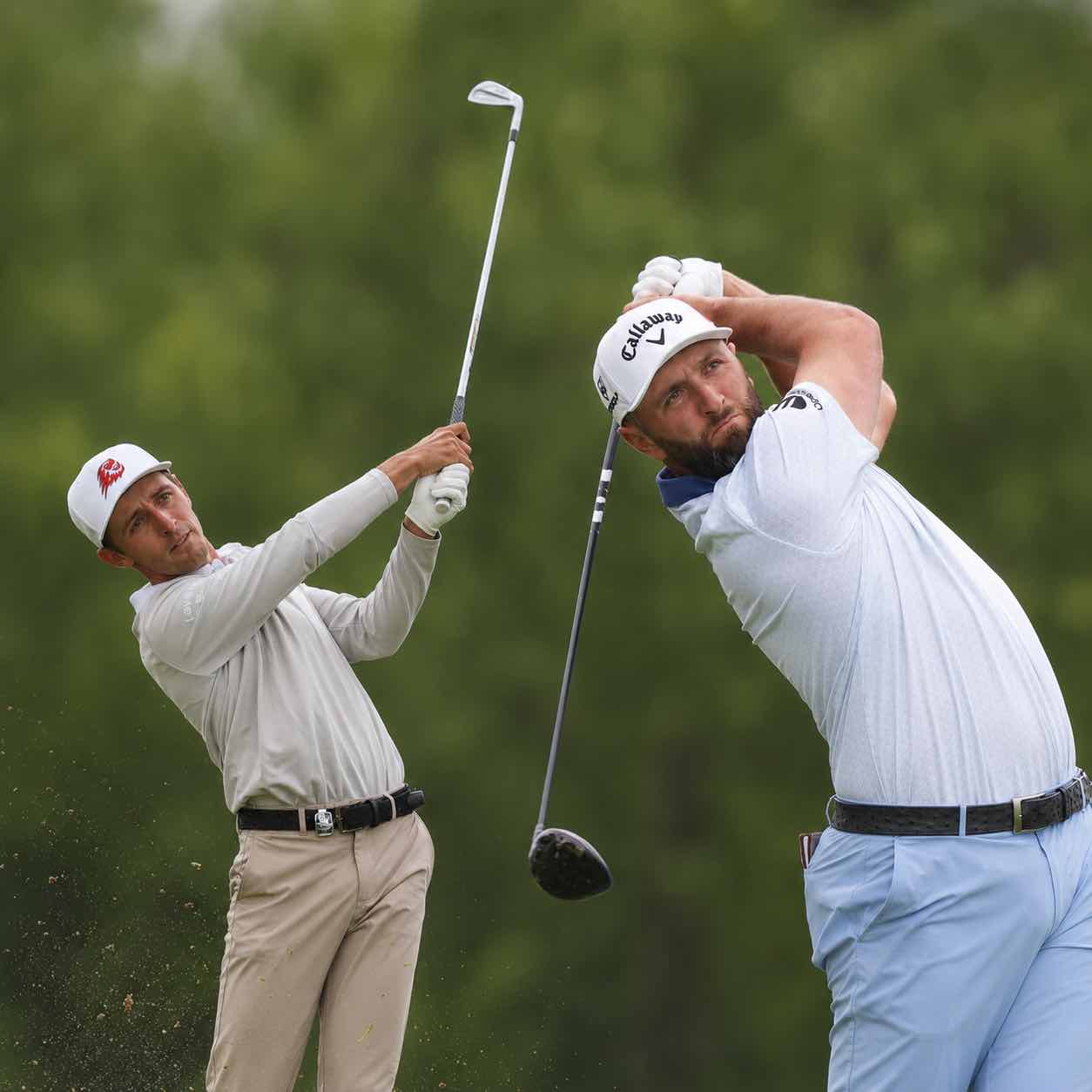 David Puig y Jon Rahm, los dos españoles que jugarán el fin de semana en el PGA Championship. David Puig y Jon Rahm, los dos españoles que jugarán el fin de semana en el PGA Championship.