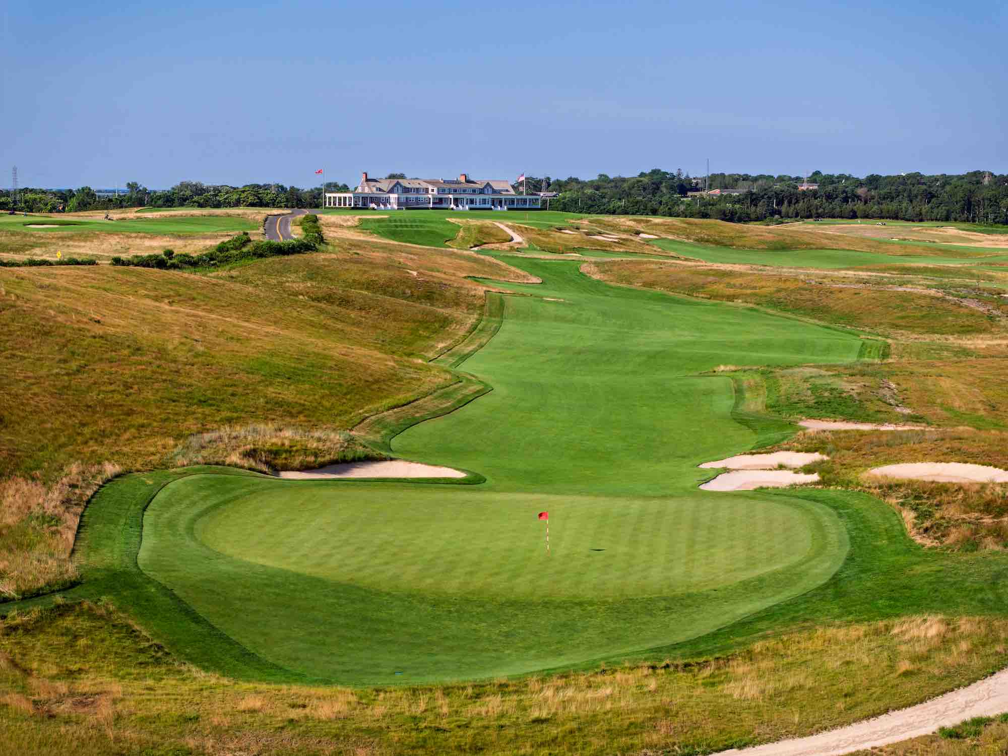 2025 Shinnecock Hills Golf Club El hoyo 14 de Shinnecock Hills.