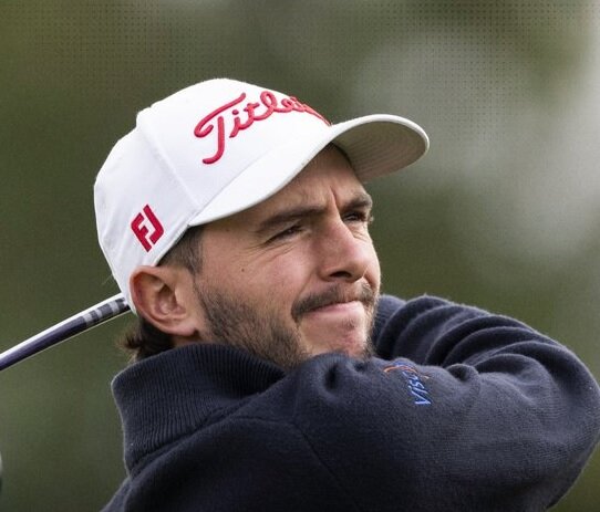 Javier Barcos esta semana en el Scottish Challenge 2026 Javier Barcos during the third round of the 2026 Scottish Challenge.