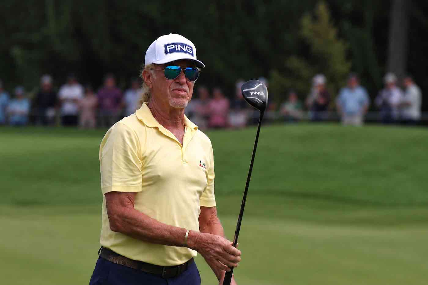 Miguel Ángel Jiménez, durante el desempate en el Boeing Classic. Miguel Ángel Jiménez, durante el desempate en el Boeing Classic.