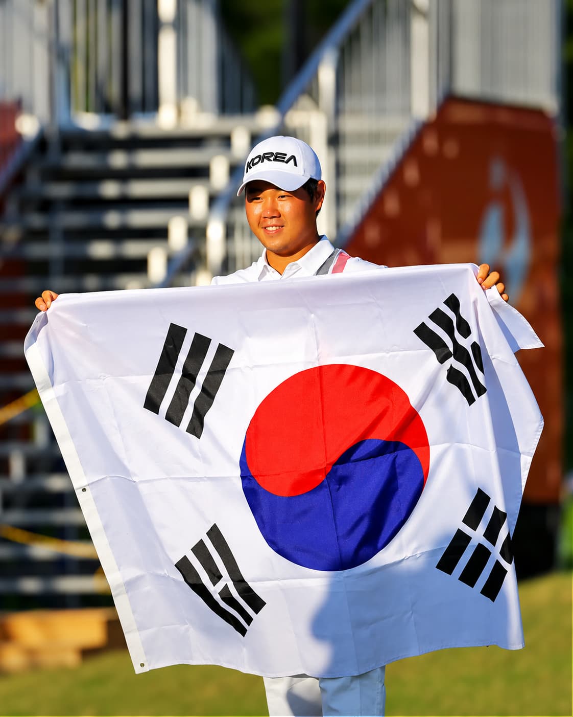 Tom Kim celebra la victoria © Asian Games