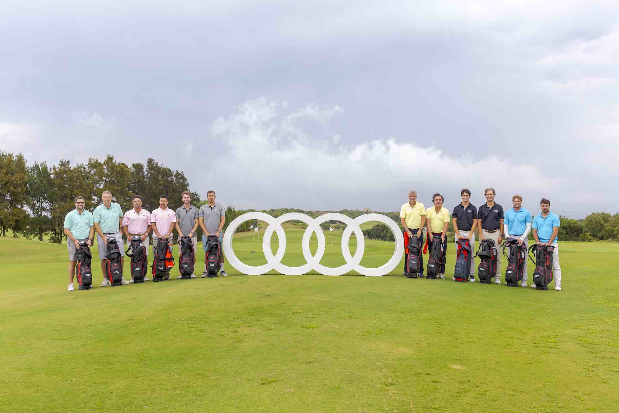 El equipo de Este, campeón de la Ryder Cup del Audi quattro Cup. © Hugo Alcalde